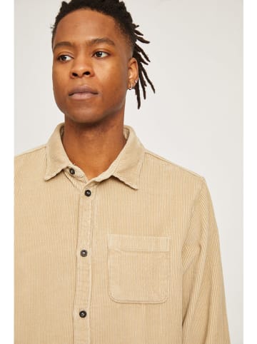 MAZINE Koszula sztruksowa "Matlock" w kolorze beżowym