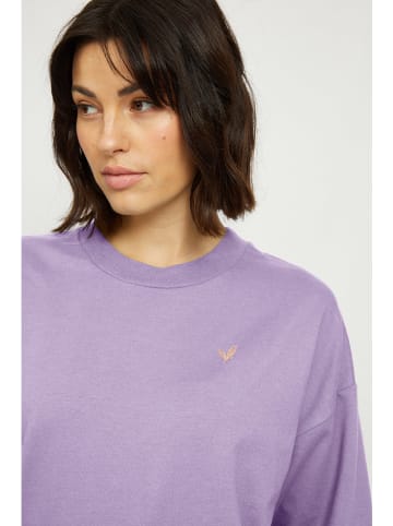 MAZINE Bluza "Kuna" w kolorze fioletowym