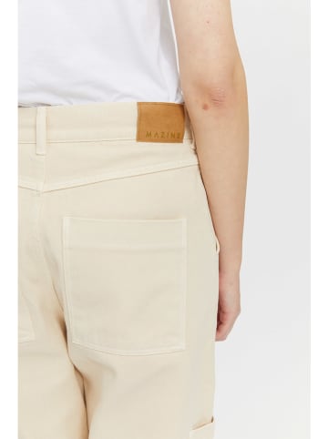 MAZINE Spodnie "Jala" w kolorze beżowym