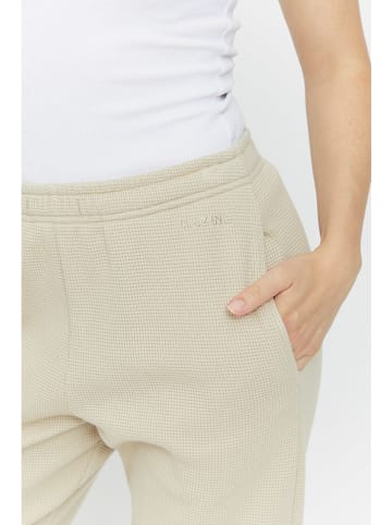 MAZINE Spodnie dresowe "Lewa" w kolorze beżowym