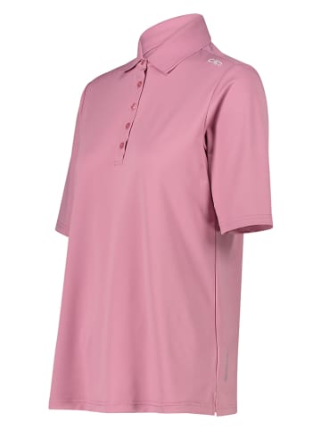 CMP Funkcyjna koszulka polo w kolorze jasnoróżowym