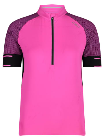 CMP Fahrradtrikot in Pink/ Schwarz