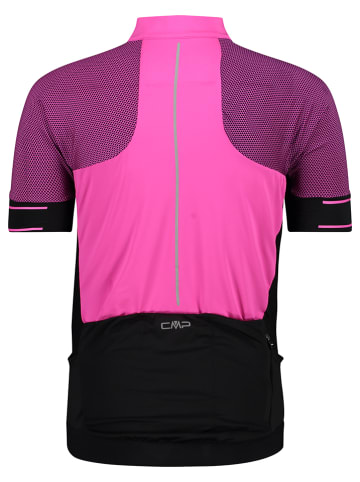 CMP Fahrradtrikot in Pink/ Schwarz