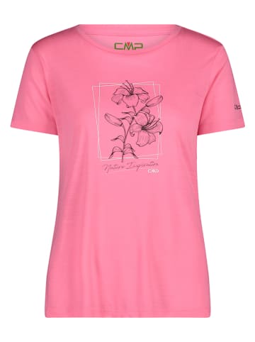 CMP Koszulka funkcyjna w kolorze różowym