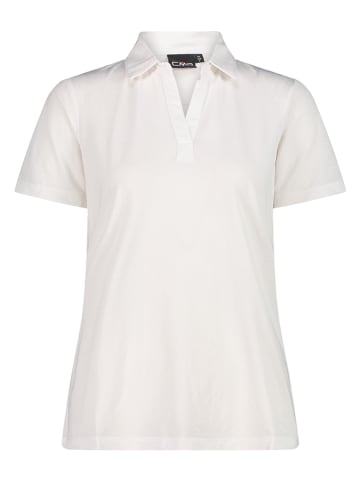 CMP Funkcyjna koszulka polo w kolorze białym