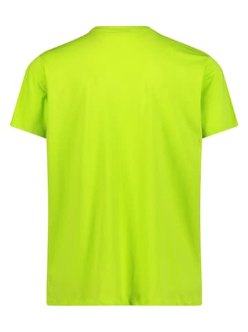 CMP Koszulka w kolorze jaskrawozielonym