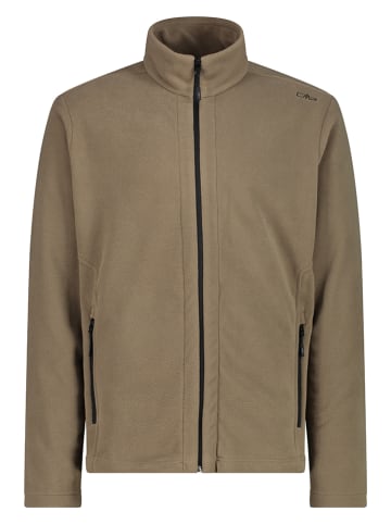 CMP Fleecejacke in Hellbraun/ Grau