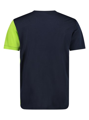 CMP Koszulka funkcyjna w kolorze granatowo-niebiesko-zielonym