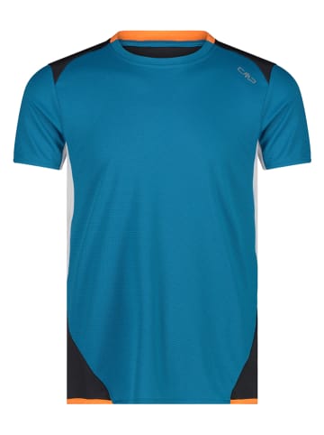 CMP Koszulka funkcyjna w kolorze niebiesko-czarnym