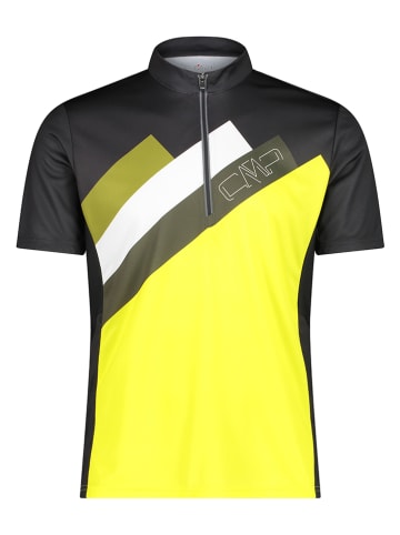 CMP Koszulka kolarska w kolorze żółto-czarnym