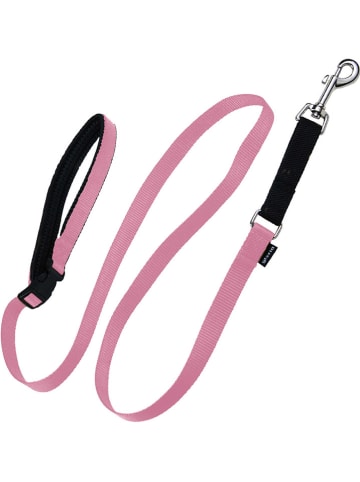 Gloria Hundeleine "Gloria" in Rosa/ Schwarz - (L)200 cm