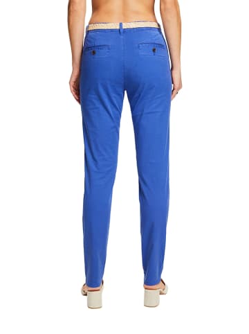 ESPRIT Spodnie chino w kolorze niebieskim