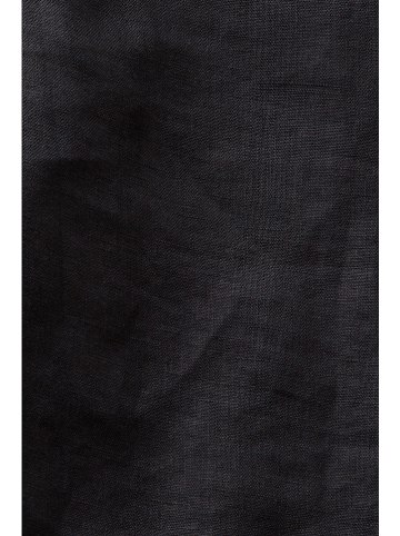 ESPRIT Lniane szorty w kolorze czarnym