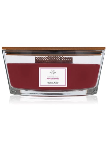 Purple River Duftkerze "Winter Berries" in Rot - 453 g