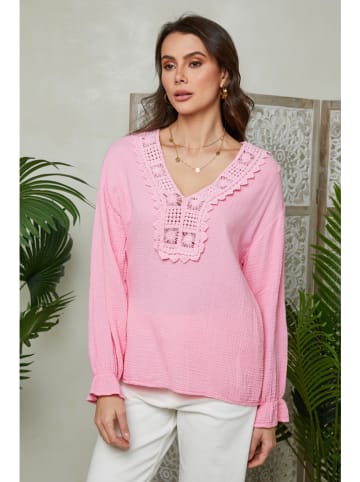 Lin Passion Blouse lichtroze