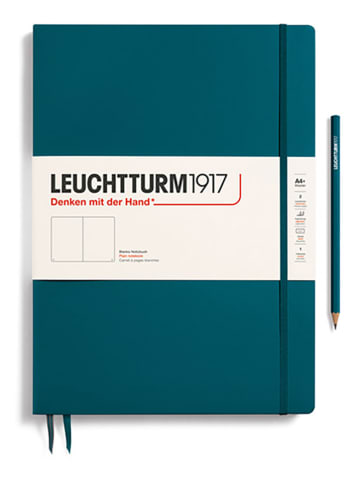 LEUCHTTURM1917 Blanko Notizbuch in Petrol - A4+