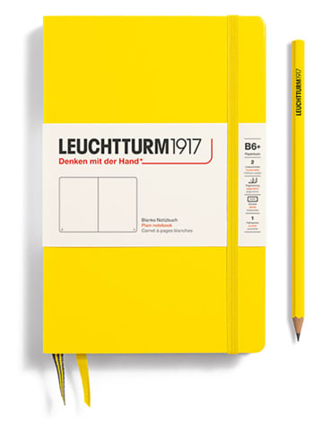 LEUCHTTURM1917 Blanko Notizbuch in Gelb - B6+