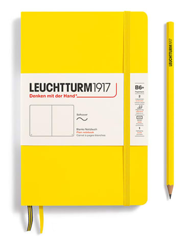 LEUCHTTURM1917 Blanko Notizbuch in Gelb - B6+
