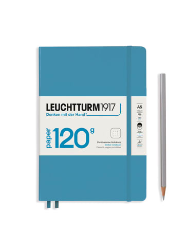 LEUCHTTURM1917 Gestipt notitieboek blauw - A5