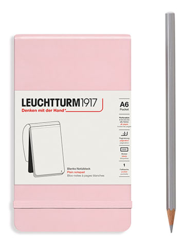 LEUCHTTURM1917 Blanko Notizbuch in Rosa - A6