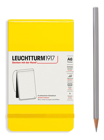 LEUCHTTURM1917 Gestipt notitieboek geel - A6