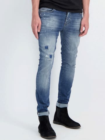 Cars Jeans Spijkerbroek "Aron" - skinny fit - blauw