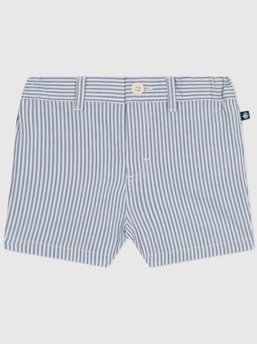 PETIT BATEAU Shorts in Blau/ Weiß