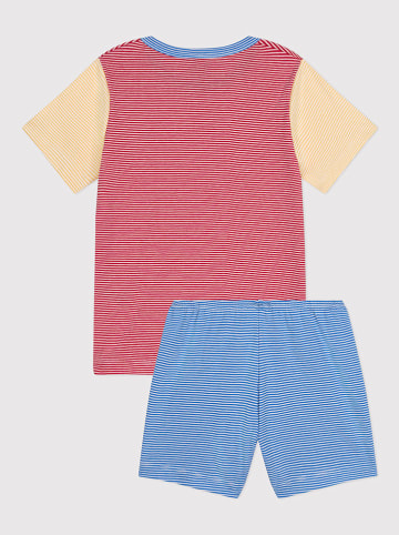 PETIT BATEAU Pyjama in Rot/ Blau