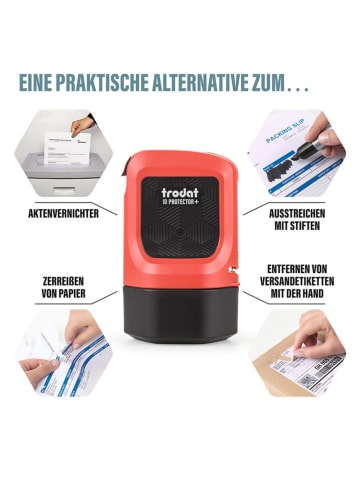 trodat 2-delige set: verfroller met navullingen "ID Protector" rood