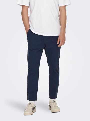 ONLY & SONS Broek donkerblauw