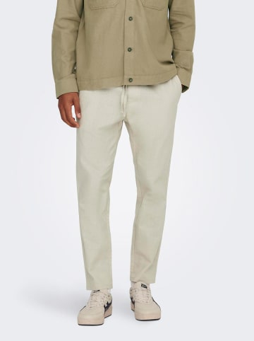 ONLY & SONS Broek beige