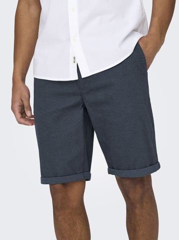 ONLY & SONS Shorts in Dunkelblau