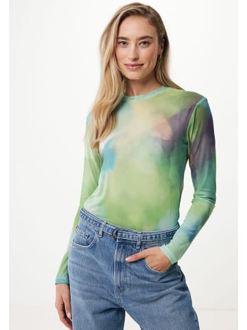 Mexx Longsleeve in Grün/ Hellblau