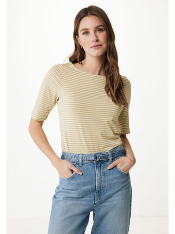 Mexx Shirt in Limette/ Beige