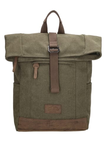 Beagles Rucksack in Khaki - (B)23 x (H)33 x (T)10 cm