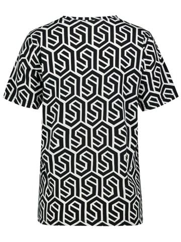 Sublevel Koszulka w kolorze czarno-białym