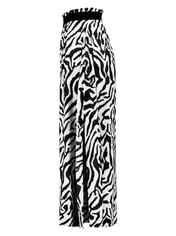 Sublevel Sukienka w kolorze biało-czarnym