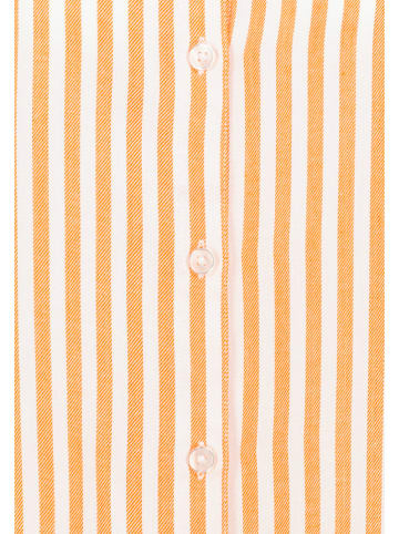 Sublevel Bluse in Orange/ Weiß