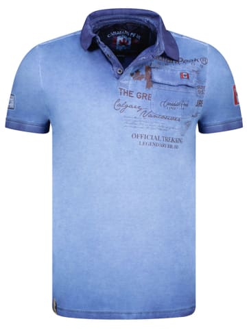 Canadian Peak Poloshirt "Keoneak" in Blau
