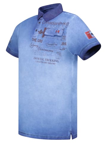 Canadian Peak Koszulka polo "Keoneak" w kolorze niebieskim