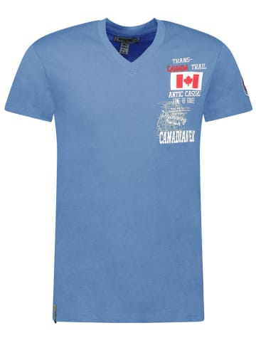 Canadian Peak Koszulka "Jantrail" w kolorze niebieskim