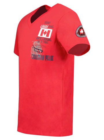 Canadian Peak Koszulka "Jantrail" w kolorze czerwonym