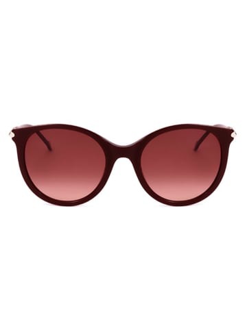 Carolina Herrera Damen-Sonnenbrille in Bordeaux