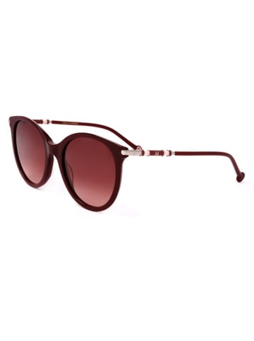 Carolina Herrera Damen-Sonnenbrille in Bordeaux