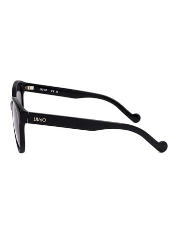 Liu Jo Damskie okulary przeciwsłoneczne w kolorze czarno-fioletowym