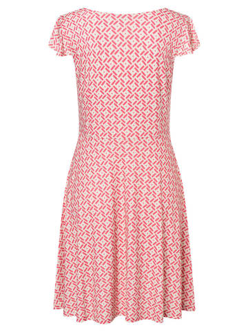 More & More Kleid in Pink/ Weiß
