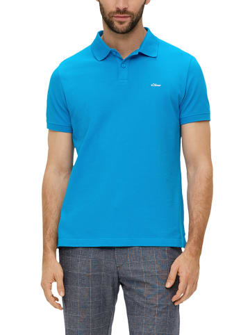 S.OLIVER RED LABEL Poloshirt in Blau