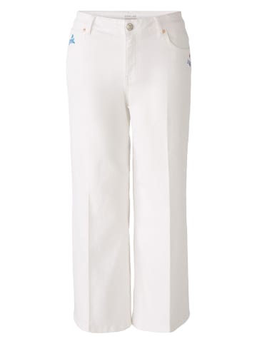 Oui Dżinsy - comfort fit - w kolorze białym