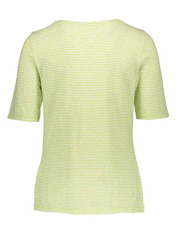 Oui Shirt groen/wit