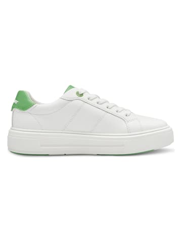s.Oliver Sneakers wit/groen